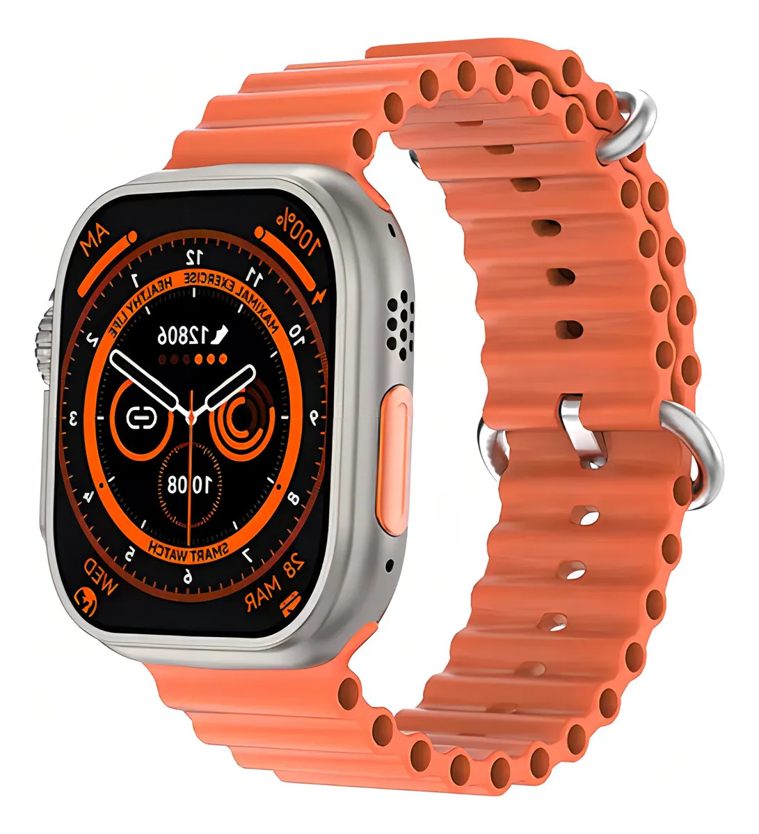 Relógio Smartwatch T900 Ultra 49mm Serie 9 Tela Infinita