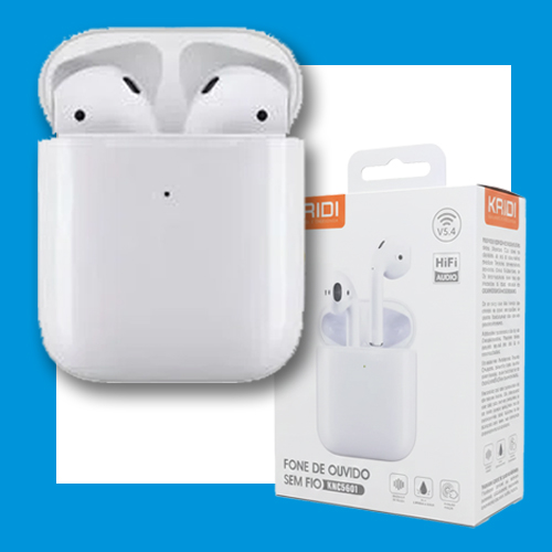 Fone Bluetooth Kaidi Knc5601 Branco